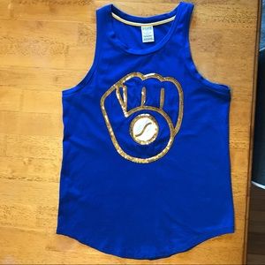 Victoria’s Secret PINK MLB Milwaukee Brewers Tank